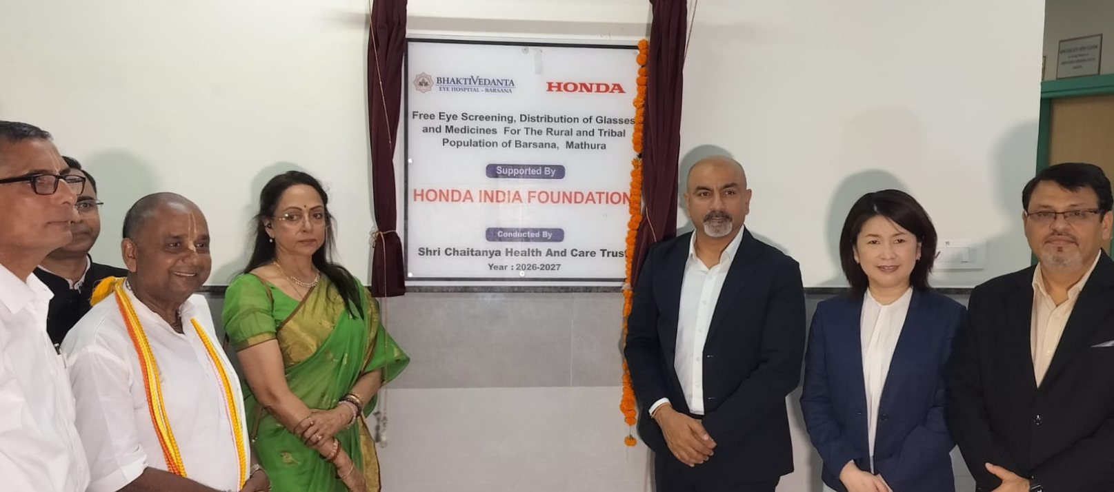 Honda India Foundation and BhaktiVedanta Eye Hospital expand eye care access in UP villages